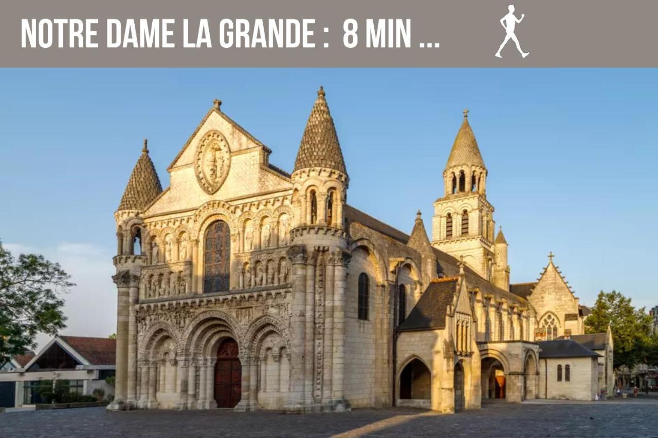 Chambres Poitiers Centre Ville - Salle De Bain, Refrigerateur, Tv Et Machine A Cafe Privatifs - Cuisine Commune - Terrasse - Hotel De Ville A 200M מראה חיצוני תמונה